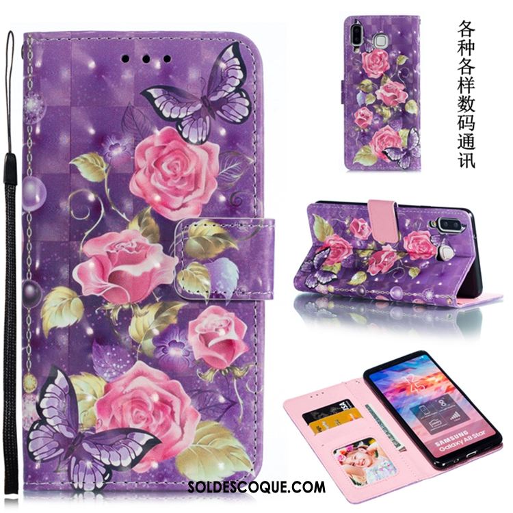 Coque Samsung Galaxy J6 Silicone Téléphone Portable Fluide Doux Étoile Violet En Vente