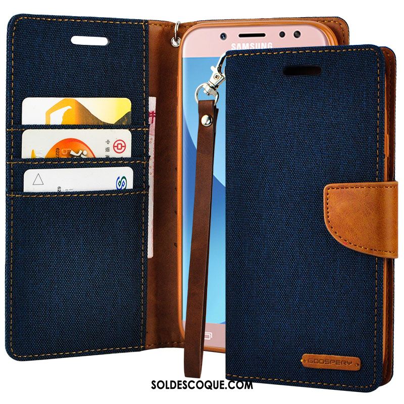 Coque Samsung Galaxy J7 2017 Fluide Doux Silicone Étui Étoile Bleu Housse En Ligne