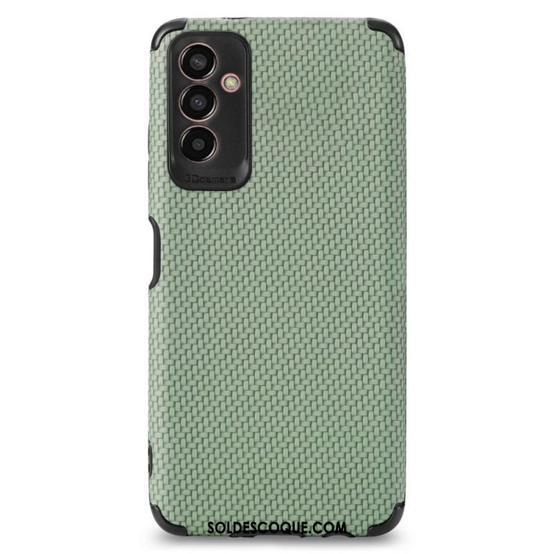 Coque Samsung Galaxy M13 Fibre Carbone Coins Renforcés