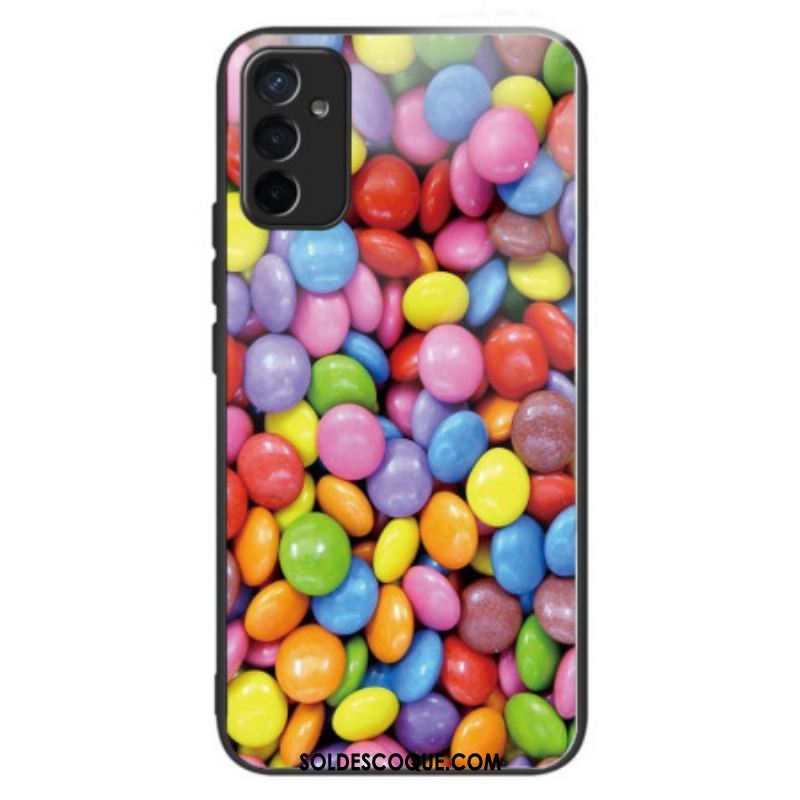 Coque Samsung Galaxy M13 Verre Trempé Bonbons