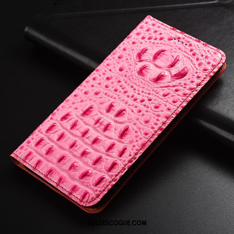 Coque Samsung Galaxy M20 Crocodile Étui En Cuir Protection Rouge Étoile Housse Soldes