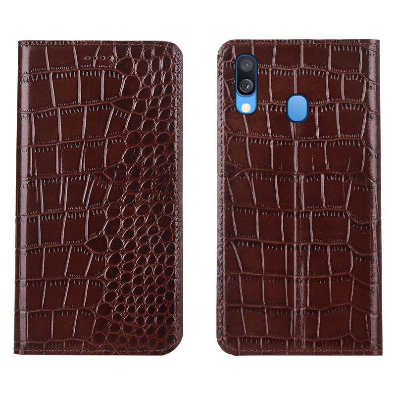 Coque Samsung Galaxy M20 Modèle Fleurie Étui En Cuir Protection Téléphone Portable Étoile Pas Cher