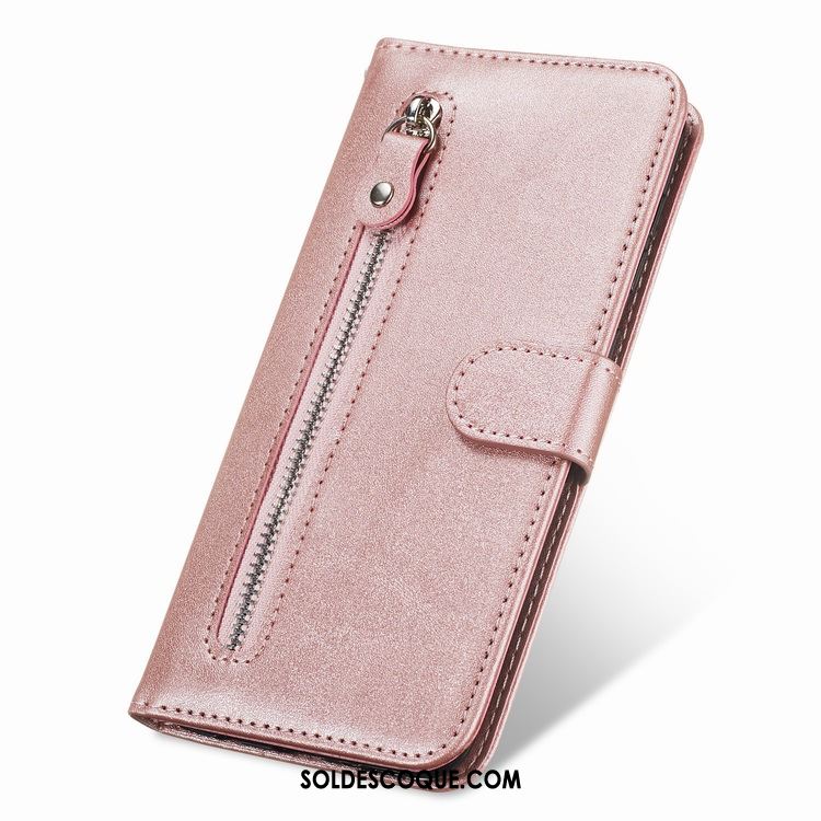 Coque Samsung Galaxy M20 Protection Étoile Portefeuille Or Rose Bovins En Vente