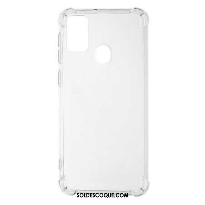 Coque Samsung Galaxy M21 Transparente Coins Renforcés