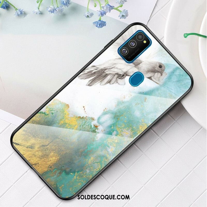 Coque Samsung Galaxy M21 Verre Trempé Premium Color