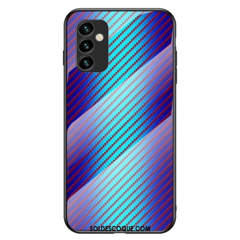 Coque Samsung Galaxy M23 5G Verre Trempé Fibre Carbone