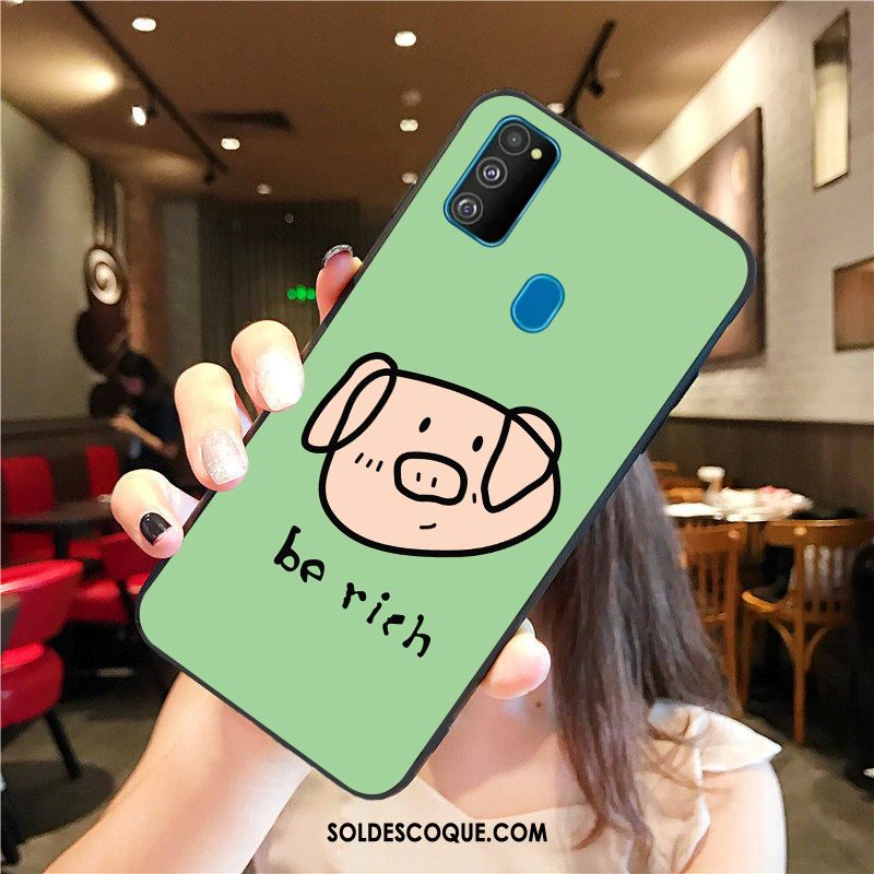 Coque Samsung Galaxy M30s Créatif Protection Amoureux Dessin Animé Tout Compris Pas Cher