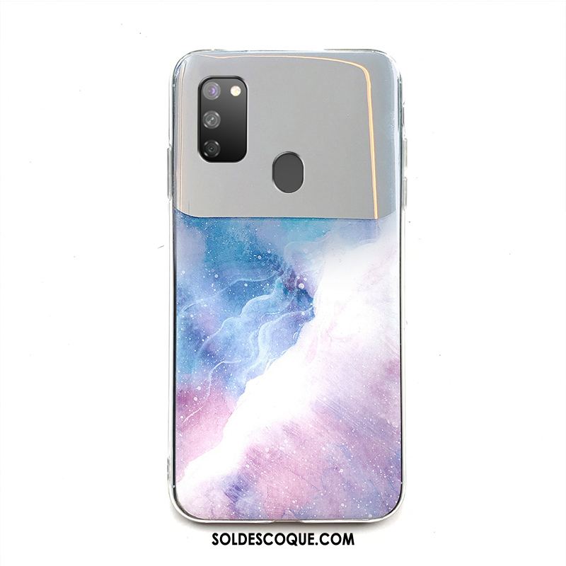 Coque Samsung Galaxy M30s Membrane Étoile Tempérer Difficile Téléphone Portable Pas Cher