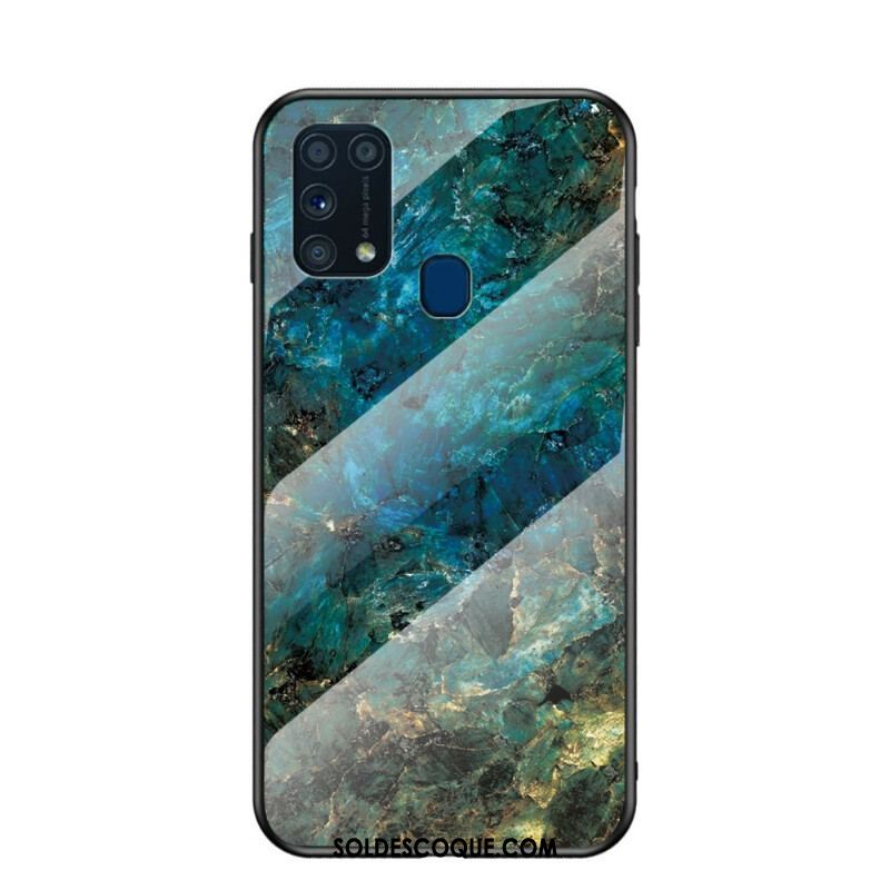 Coque Samsung Galaxy M31 Verre Trempé Premium Color