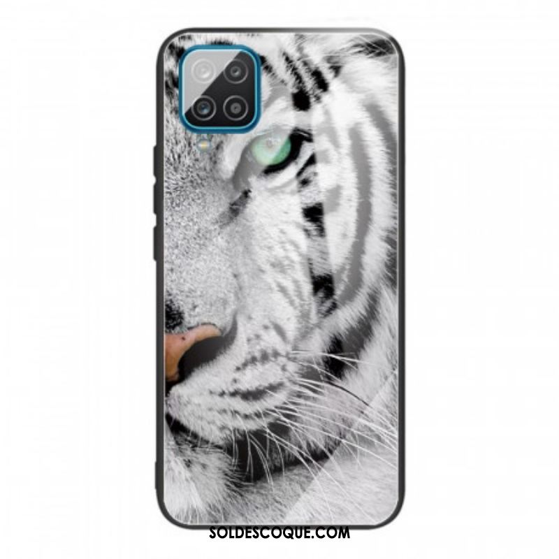 Coque Samsung Galaxy M32 Verre Trempé Tigre