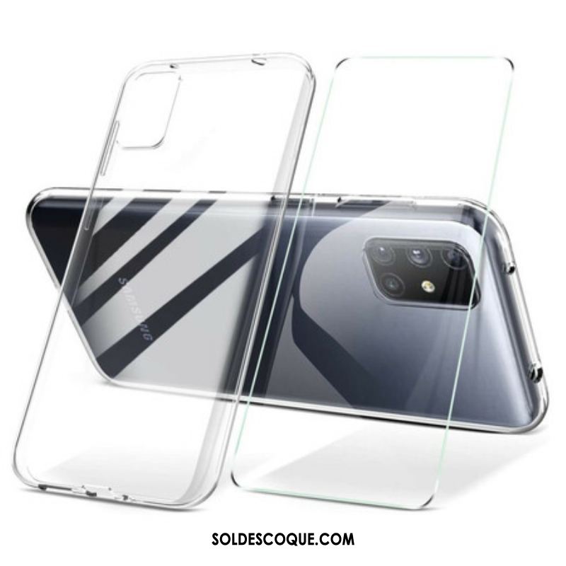 Coque Samsung Galaxy M51 Coque et Verre trempée Écran