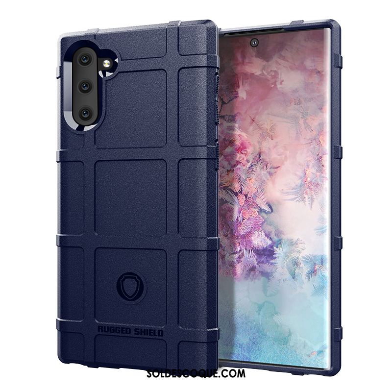 Coque Samsung Galaxy Note 10 Tout Compris Bleu Protection Marque De Tendance Étui Pas Cher