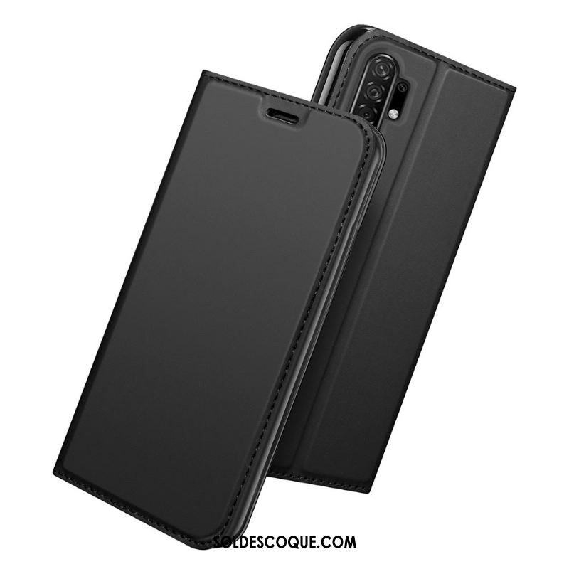 Coque Samsung Galaxy Note 10+ Téléphone Portable Étoile Noir Étui En Cuir Pas Cher