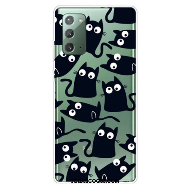 Coque Samsung Galaxy Note 20 Souris Noires