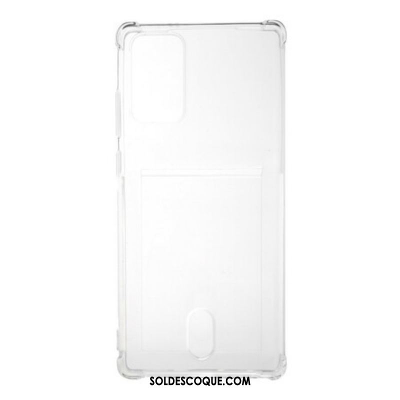 Coque Samsung Galaxy Note 20 Transparente Coins Renforcés