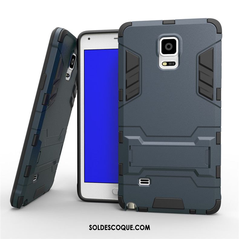 Coque Samsung Galaxy Note 4 Gris Tout Compris Silicone Incassable Difficile Pas Cher