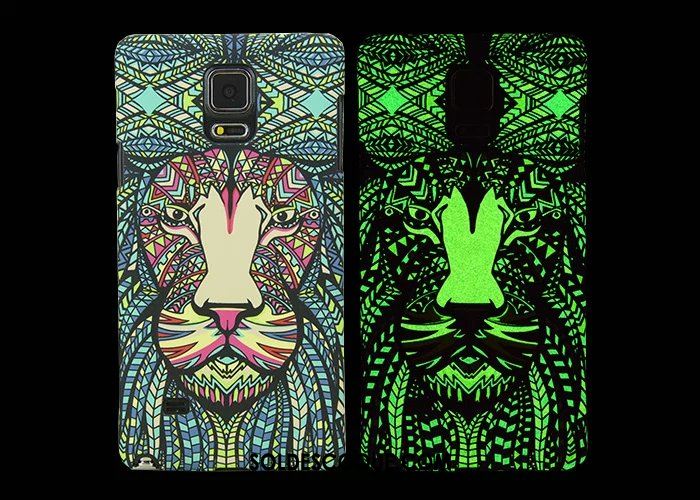 Coque Samsung Galaxy Note 4 Incassable Loup Étui Gaufrage Totem En Ligne