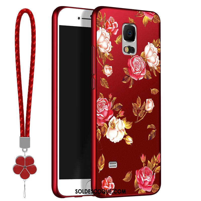 Coque Samsung Galaxy Note 4 Étoile Protection Silicone Étui Rouge En Ligne