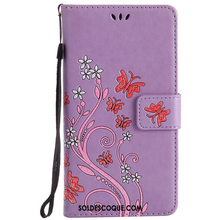 Coque Samsung Galaxy Note 4 Étui Fluide Doux Violet Tout Compris Étui En Cuir France