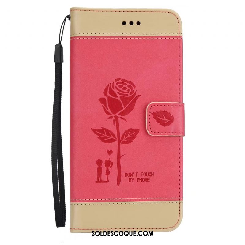 Coque Samsung Galaxy Note 8 Carte Support Rouge Étoile Ornements Suspendus En Ligne