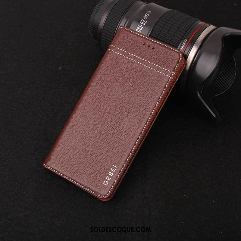 Coque Samsung Galaxy Note 8 Cuir Véritable Téléphone Portable Étoile Étui En Cuir Vin Rouge Pas Cher