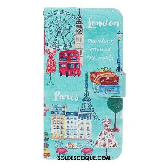 Coque Samsung Galaxy Note 8 Protection Étoile Portefeuille Bleu Téléphone Portable Housse France