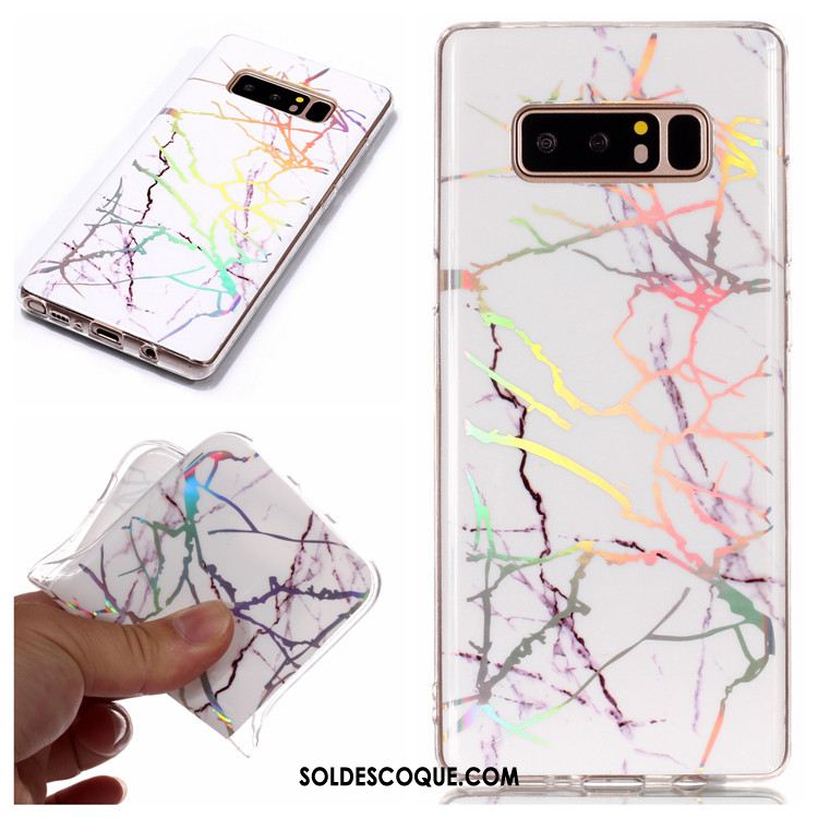 Coque Samsung Galaxy Note 8 Téléphone Portable Silicone Étui Nouveau Modèle Fleurie Soldes