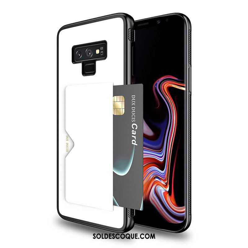 Coque Samsung Galaxy Note 9 Couvercle Arrière Protection Étoile Blanc Incassable Soldes