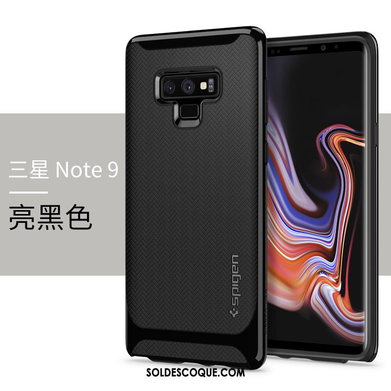 Coque Samsung Galaxy Note 9 Fluide Doux Étui Personnalité Délavé En Daim Créatif Pas Cher