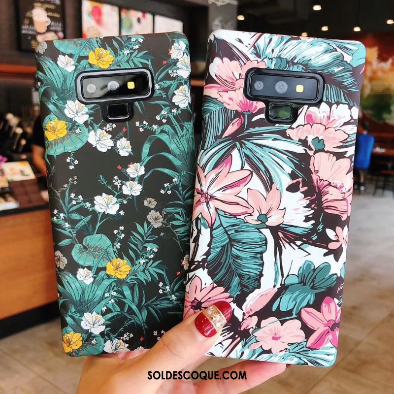 Coque Samsung Galaxy Note 9 Téléphone Portable Fleurs Étoile Difficile Lumineuses En Vente