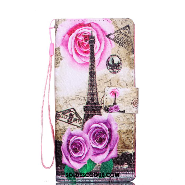 Coque Samsung Galaxy Note 9 Téléphone Portable Ornements Suspendus Carte Rose Étui En Cuir Soldes