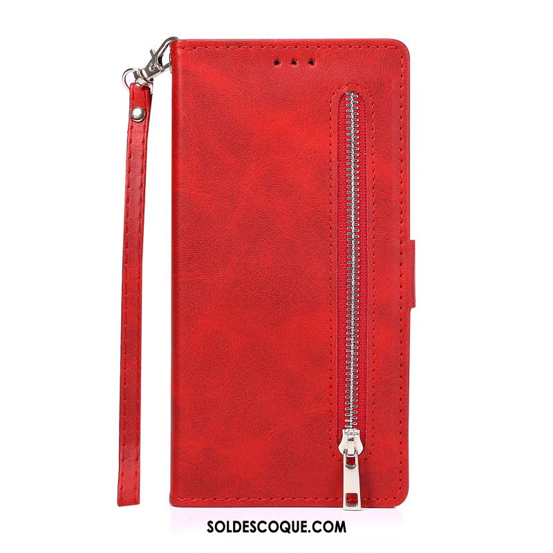 Coque Samsung Galaxy Note20 Ultra Étoile Étui En Cuir Rouge Téléphone Portable Pas Cher