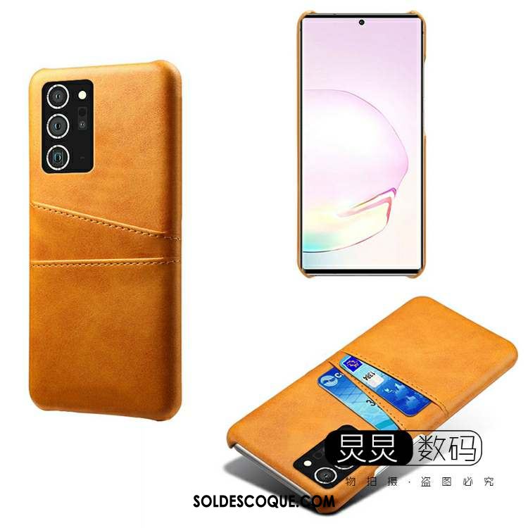 Coque Samsung Galaxy Note20 Vintage Étoile Jaune Carte Téléphone Portable Soldes