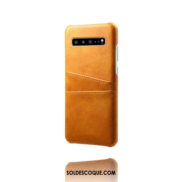 Coque Samsung Galaxy S10 5g Cuir Étoile Petit Bovins Étui En Vente