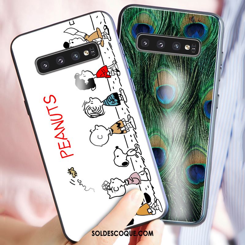 Coque Samsung Galaxy S10+ Incassable Étoile Créatif Mode Verre Soldes