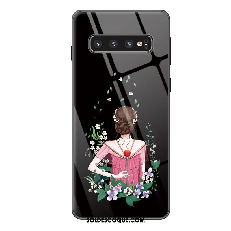 Coque Samsung Galaxy S10+ Lumineuses Silicone Créatif Personnalité Téléphone Portable En Vente