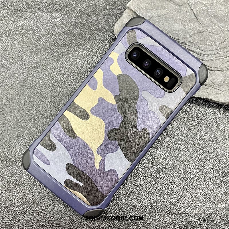 Coque Samsung Galaxy S10 Marque De Tendance Mode Fluide Doux Camouflage Ballon Pas Cher