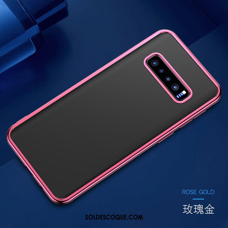 Coque Samsung Galaxy S10+ Marque De Tendance Nouveau Téléphone Portable Très Mince Personnalité Pas Cher