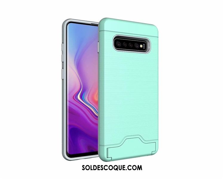 Coque Samsung Galaxy S10+ Support Simple Légère Incassable Téléphone Portable Soldes