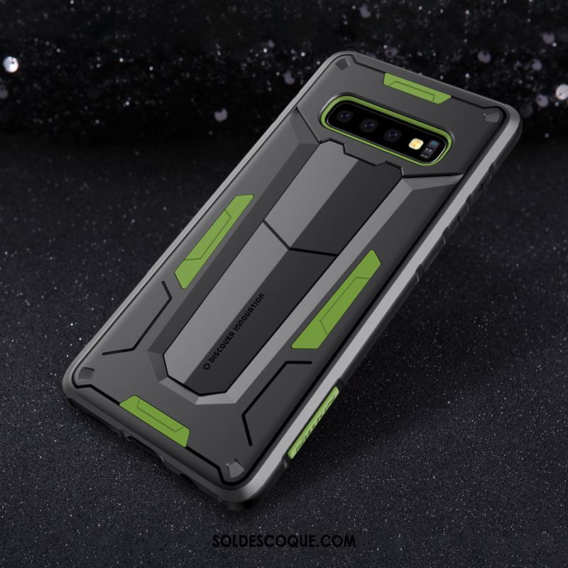 Coque Samsung Galaxy S10 Téléphone Portable Incassable Étoile Noir Étui Pas Cher