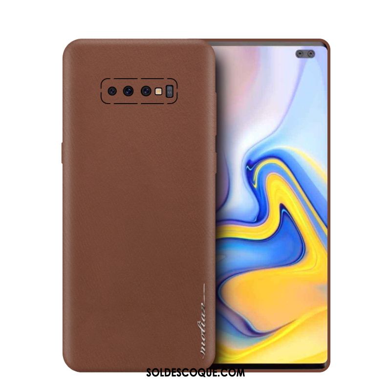 Coque Samsung Galaxy S10+ Téléphone Portable Étui Protection Étoile Très Mince Soldes