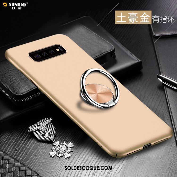 Coque Samsung Galaxy S10 Étoile Or Étui Pu Difficile Housse En Vente