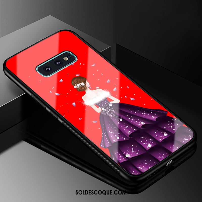 Coque Samsung Galaxy S10e Mode Rouge Tout Compris Incassable Étui Housse Pas Cher