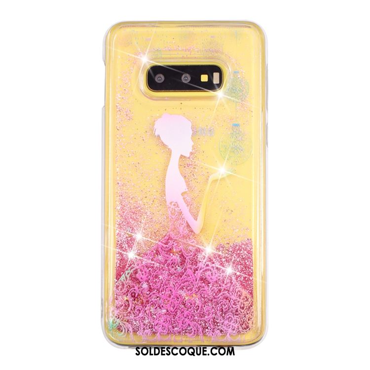 Coque Samsung Galaxy S10e Transparent Téléphone Portable Liquide Protection Étui Housse Soldes