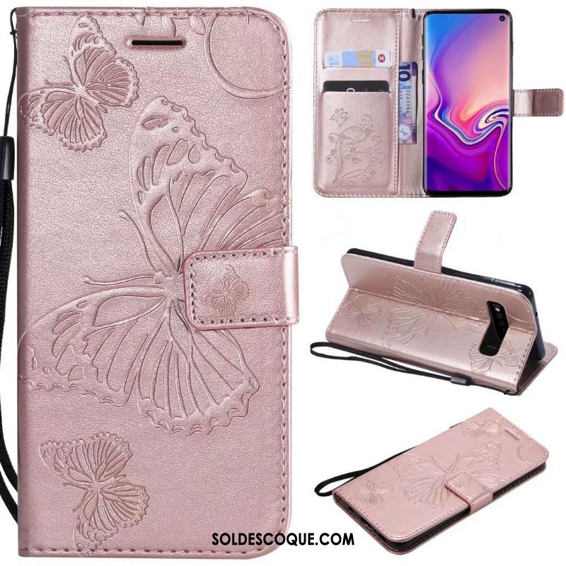 Coque Samsung Galaxy S10e Étoile Incassable Étui En Cuir Protection Téléphone Portable Housse En Ligne