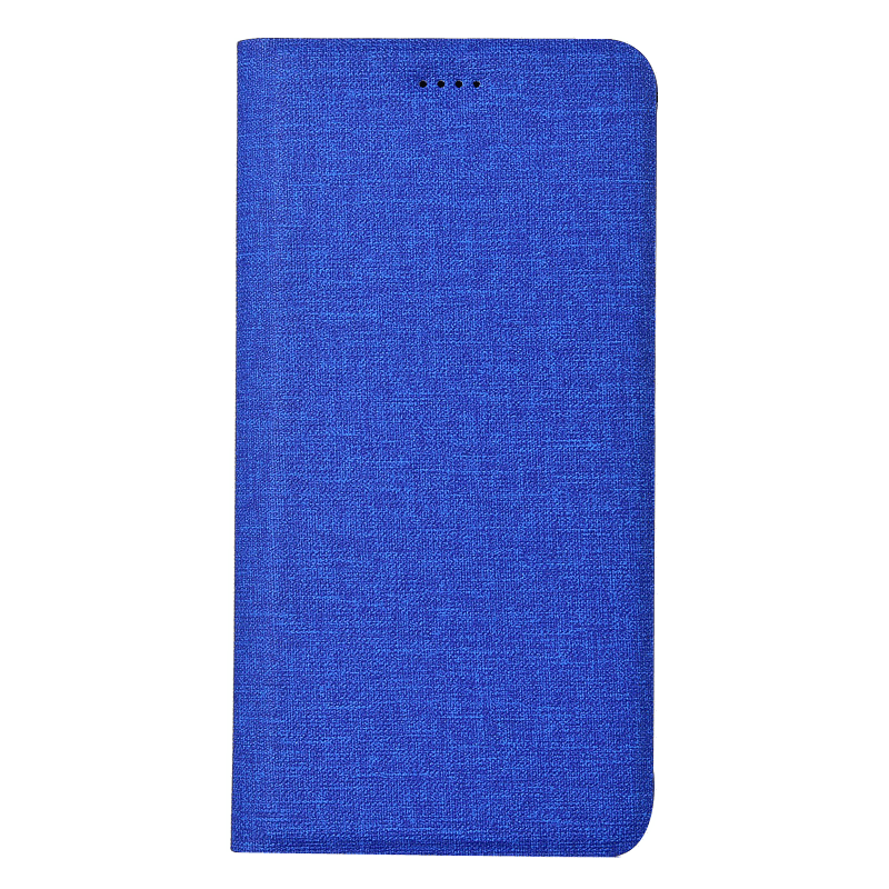 Coque Samsung Galaxy S10e Étui En Cuir Étoile Lin Téléphone Portable Bleu Pas Cher