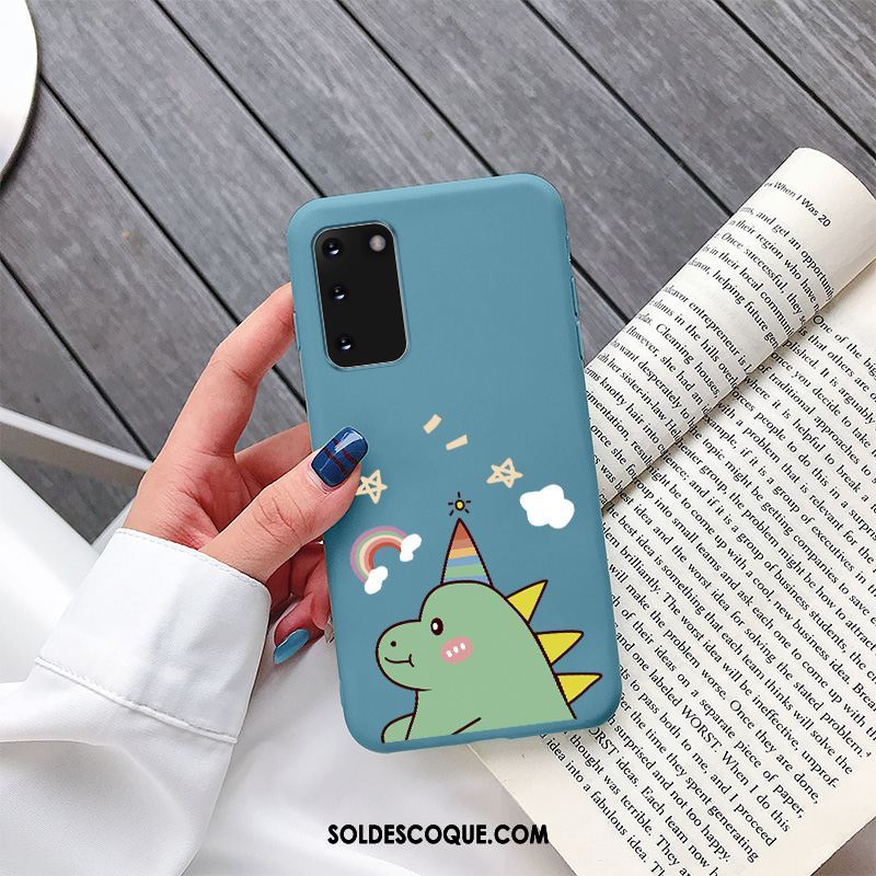 Coque Samsung Galaxy S20 Dessin Animé Personnalité Charmant Bleu Incassable En Vente