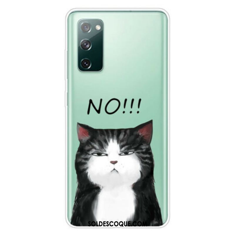 Coque Samsung Galaxy S20 FE Le Chat Qui Dit Non