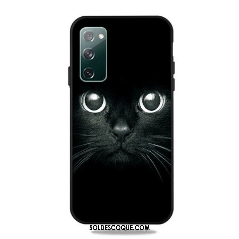 Coque Samsung Galaxy S20 FE Yeux de Chat