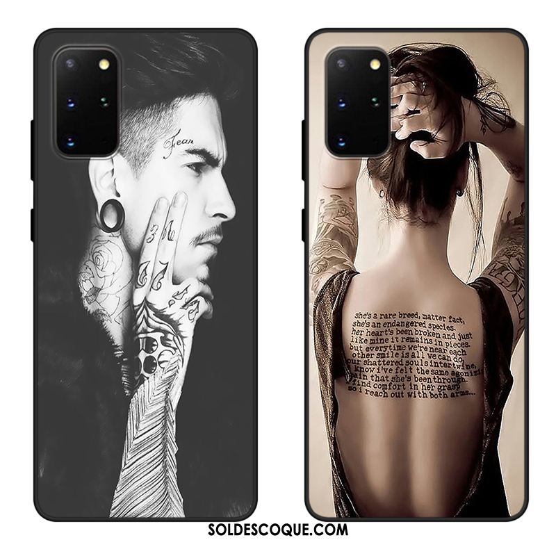 Coque Samsung Galaxy S20+ Incassable Personnalité Europe Étoile Silicone Soldes